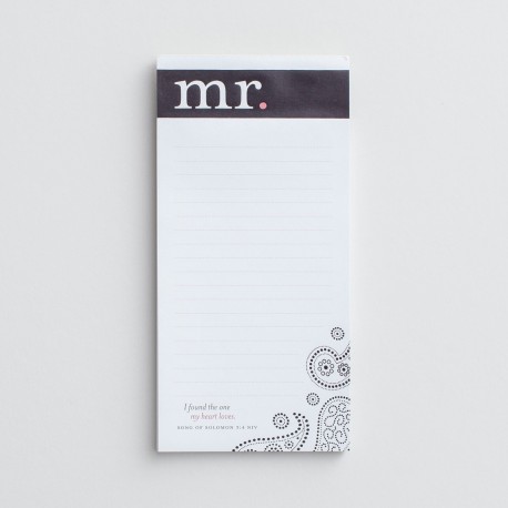 便條紙 - 先生 (Mr. Memo Pad)