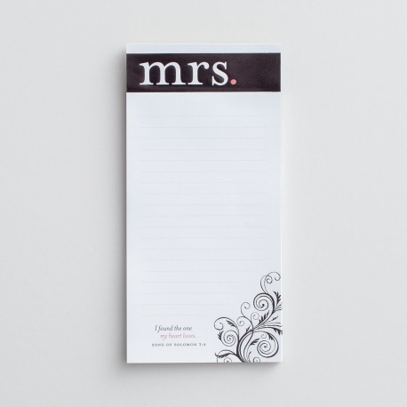 便條紙 - 妻子 (Mrs. Memo Pad)