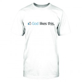 T 恤 - 神按讚 (T Shirt - God Likes This)