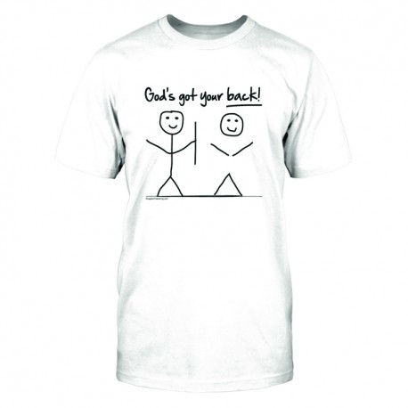 T 恤 - 神挺你 (T Shirt - God's got your Back)