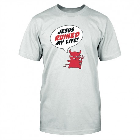 T 恤 - (T Shirt - Jesus Ruined Life)