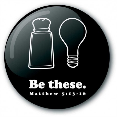 鈕扣別針 - 成為光和鹽 (Buttons - Be These)