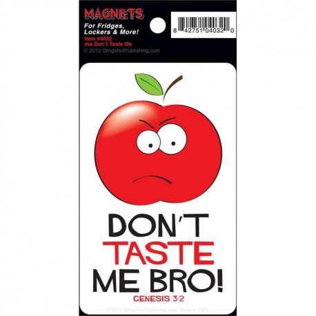 磁性貼片 - 嘗都別嘗 (Magnets - Don't Taste Me Bro)