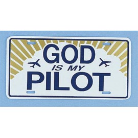 裝飾車牌 - 神是我的領航員 (Car Plate Decor - God is my Pilot)