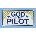 裝飾車牌 - 神是我的領航員 (Car Plate Decor - God is my Pilot)