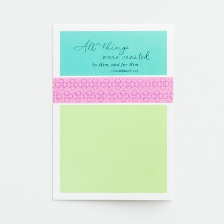 萬有由祂造 - 單張卡片 (All things He created for Bday - single card)
