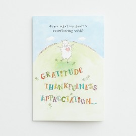 感謝 - "羊毛堆"系列 - 感謝滿溢 - 單卡 (Overflowed with Thanks - Woolly - Single Card)