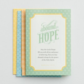 滿有盼望 - 關懷打氣系列 - 單卡 (Abound in Hope - single card)