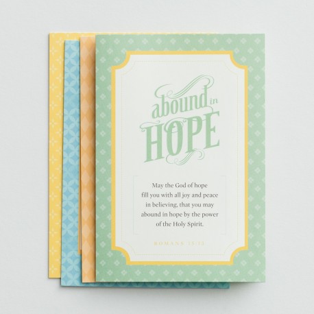 滿有盼望 - 關懷打氣系列 - 單卡 (Abound in Hope - single card)