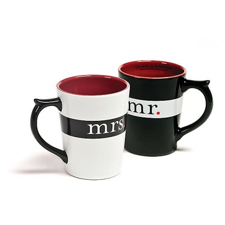 Mr. & Mrs. 對杯組 (Pair of Mr. & Mrs. Mugs)